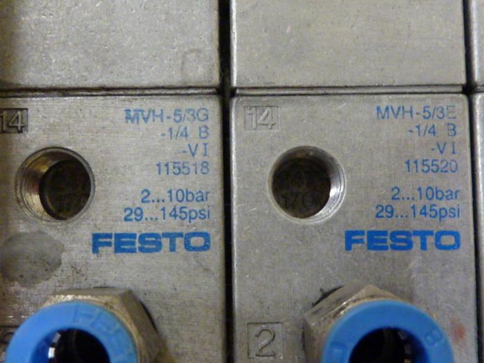 Used FESTO Control Block / Valve Terminal IFB8-02 #52803