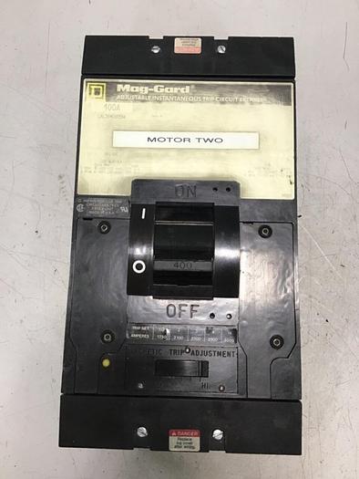 Used SQUARE D 400 Amp Circuit Breaker LAL3640035M Used