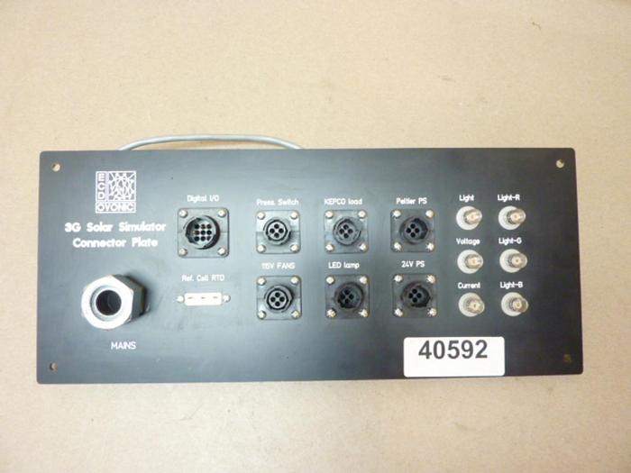 Used ECD OVONICS 3G Solar Simulator Plate 3G #40592