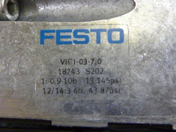 Used FESTO Control Block / Valve Terminal IFB13-03 #61269
