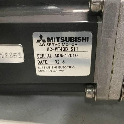 Used MITSUBISHI Servo Motor HC-MF43B-S11 USED