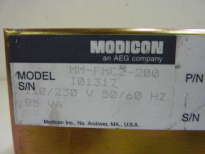 Used MODICON Power Supply MM-PMC2-200 #55798