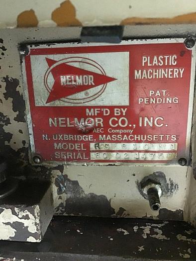 Used NELMOR 5 HP Grinder / Granulator RG810M1 Used