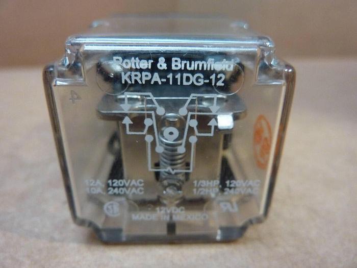 Used POTTER & BRUMFIELD Relay KRPA-11DG-12 #38293