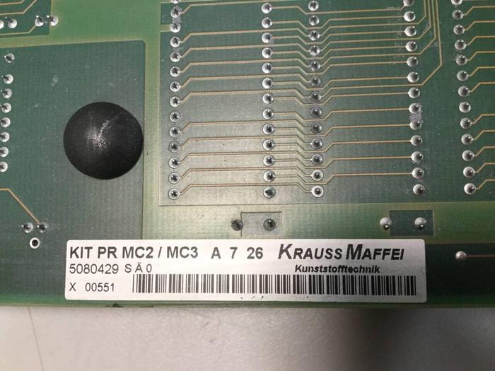 Used KRAUSS MAFFEI Circuit Board KIT PR MC2/MC3 Used