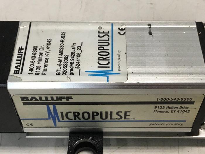 Used BALLUFF Magnetostrictive Positive Sensor BTL-5-M1-M0230-R-S32 #130867