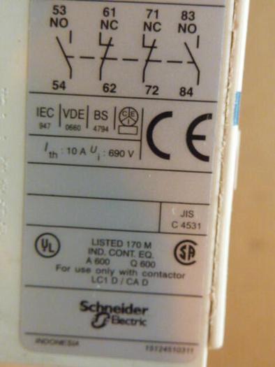 Used TELEMECANIQUE Contactor LA1DN22 #31702