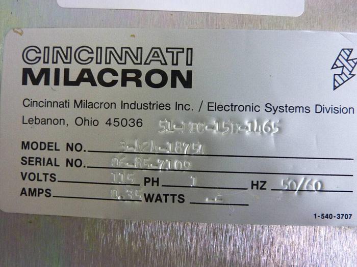 Used CINCINNATI MILACRON Slot Rack 3-424-1875A #56754