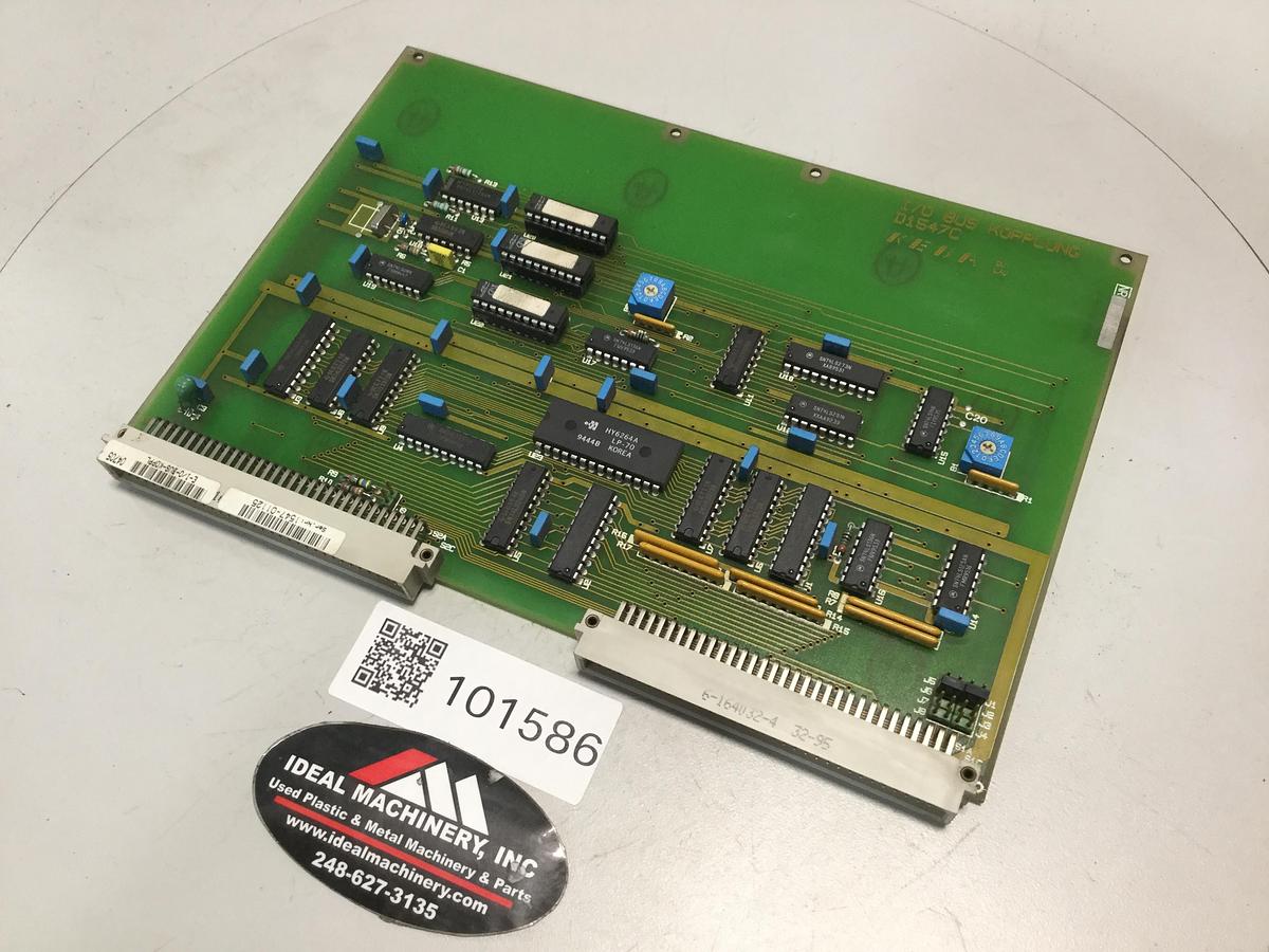 Used KEBA Circuit Board / Engel I/O BUS KOPPLUNG D1547C Used