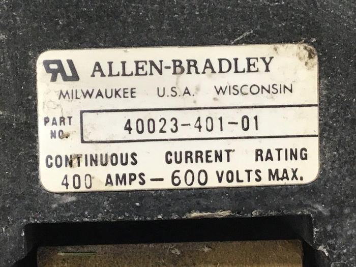 Used ALLEN BRADLEY Fuse Holder 40023-401-01 Used