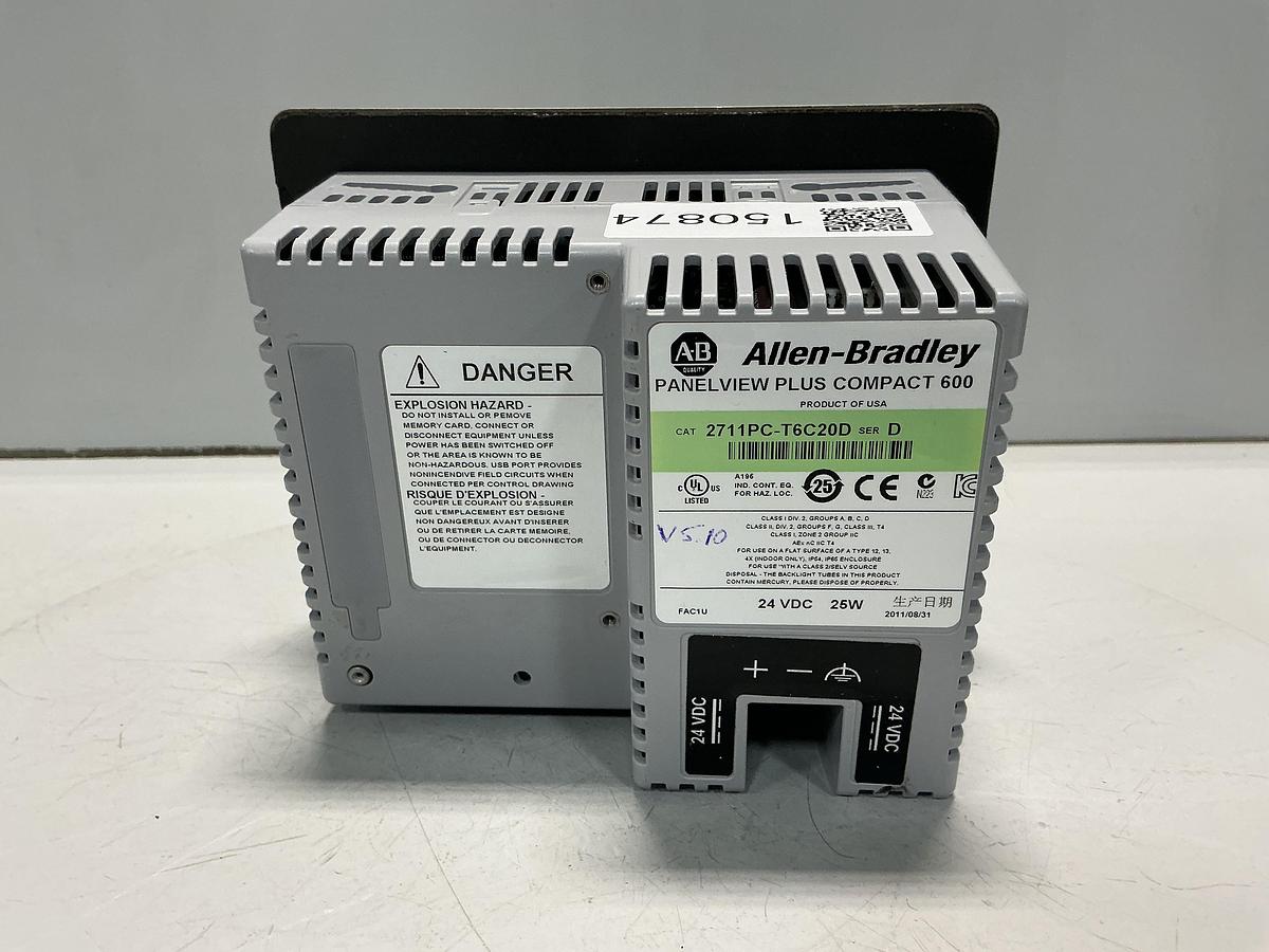 Used ALLEN BRADLEY 2711PC-T6C20D