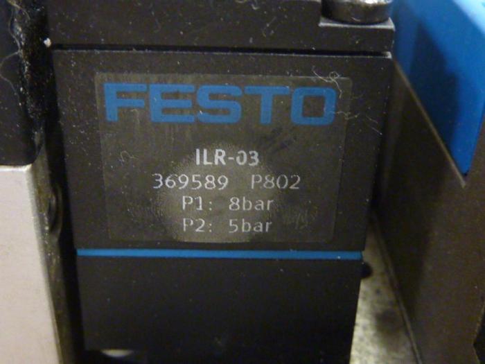 Used FESTO Control Block w/ Valves VIFB-03-B #66585