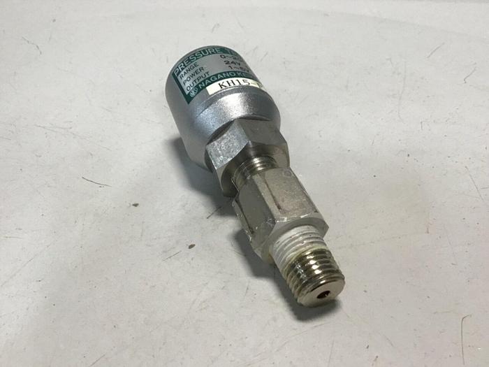 Used NAGANO Pressure Transmitter KH15-PT14-C-200-0.25 #126516