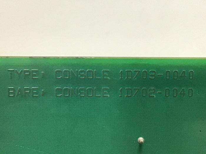 Used HPM Command 9000 VGA Console Board 1D703-0040 Used