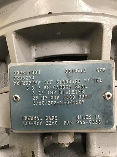 Used WEG 25 HP Motor and Pump 025360S3E256JM #143007