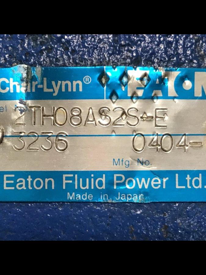 Used SUMITOMO EATON Hydraulic Screw Motor 2TH08AS2S-E USED