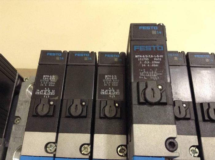 Used FESTO Control Block w/ Valves IFB8-03 #70458