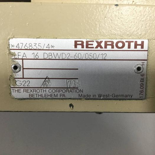 Used REXROTH Valve 3WE6B951AG24N9K4V #90573