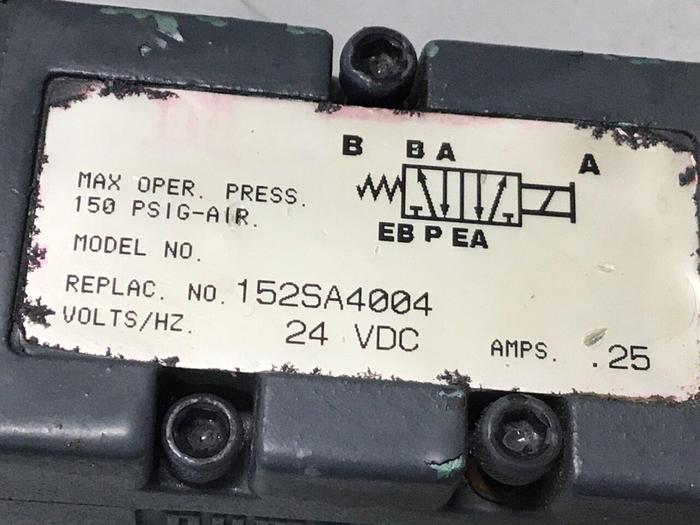 Used NUMATICS Solenoid Valve 152SA4004 #123321