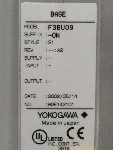 Used YOKOGAWA Circuit Board F3BU09 #100997