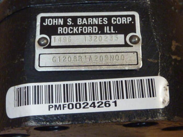 Used BARNES Motor G1208B1A209N00 #32503