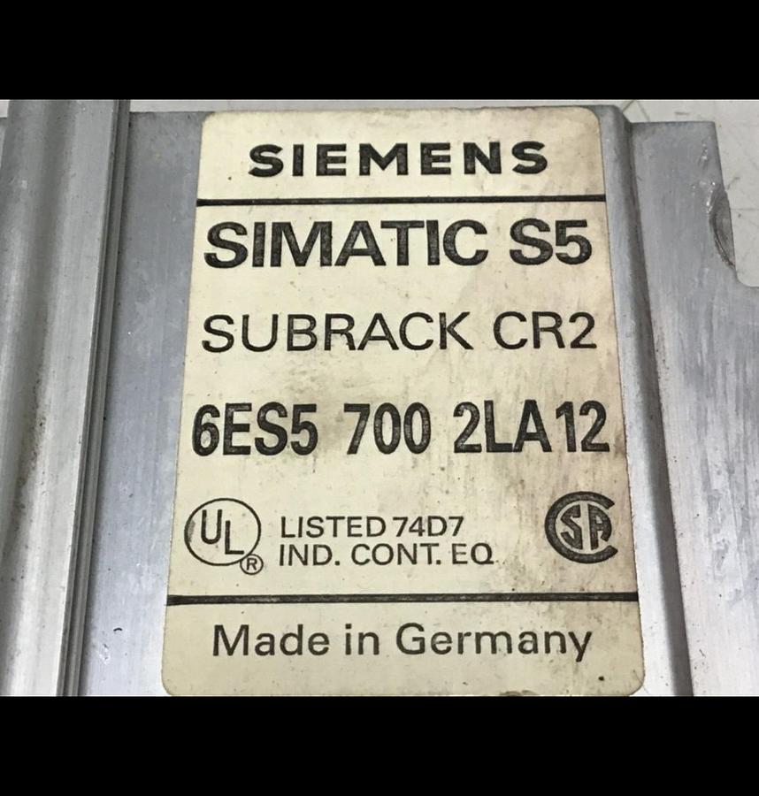 Used SIEMENS Rack Simatic S5 6ES5 700-2LA12 Used