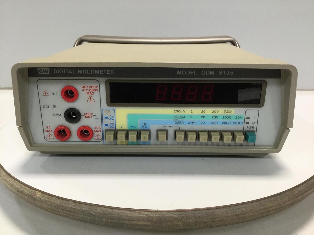Used GW INSTEK Digital Multimeter GDM-8135 #107275