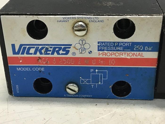 Used VICKERS Proportional Valve KCG 3 250D Z M U H1 10 #142952
