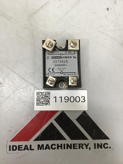Used GORDOS Relay G575A25 #119003
