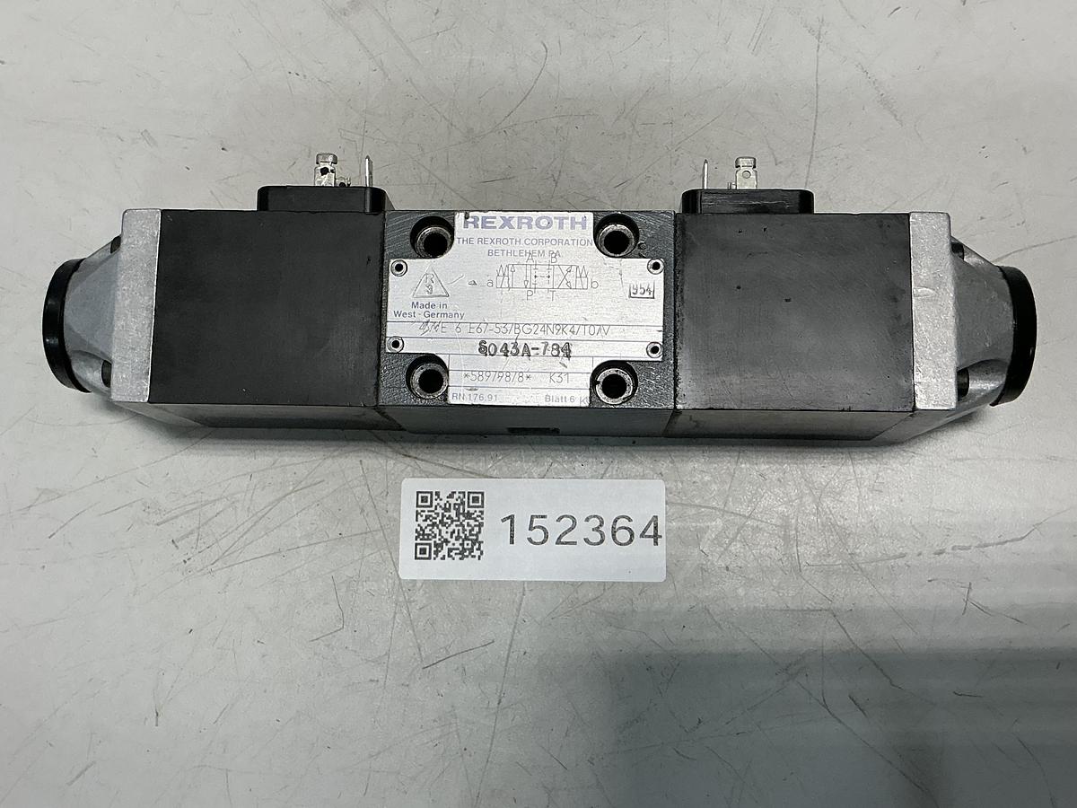Used REXROTH 4WE 6 E67-53/BG24N9K4/10/V