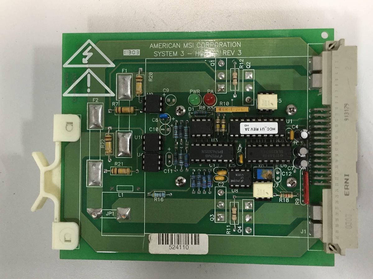 Used AMERICAN MSI Control Board C3201.010.045 Used