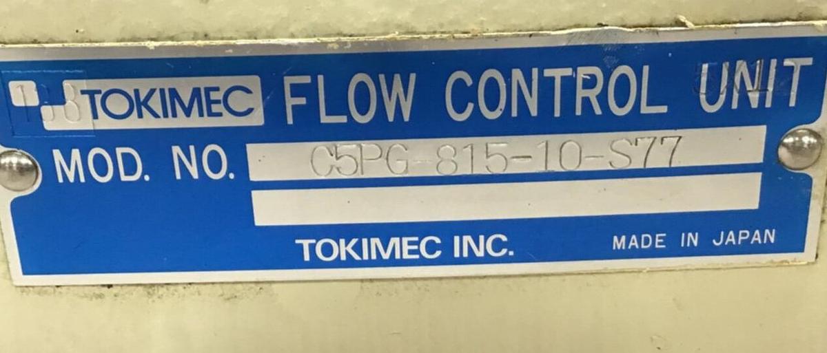 Used TOKIMEC Flow Control Unit C5PG-815-10-S77 USED