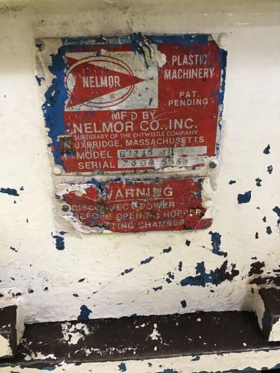 Used NELMOR 10 HP Grinder G1215M1 10HP Used