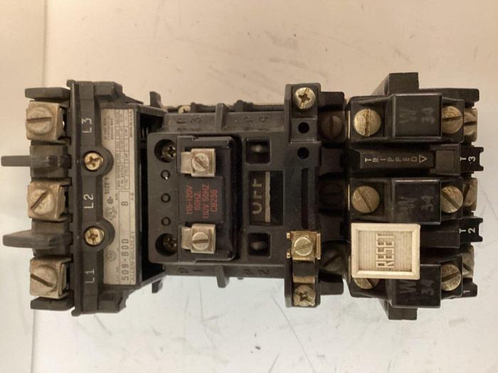 Used ALLEN BRADLEY Starter Size 1 509-BOD SER B W34 #31229