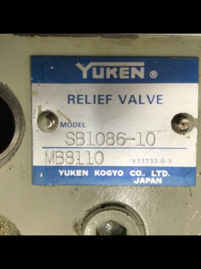 Used YUKEN Valve SB1086-10 USED