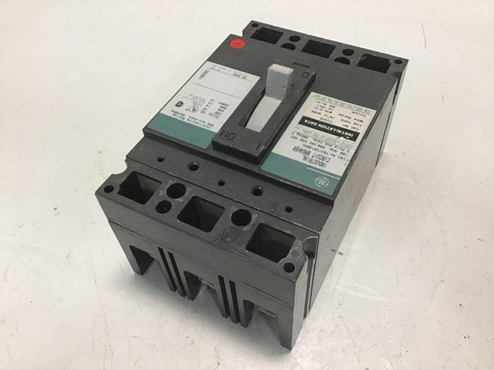Used GENERAL ELECTRIC / GE 100 Amp Circuit Breaker TED136100XL Used