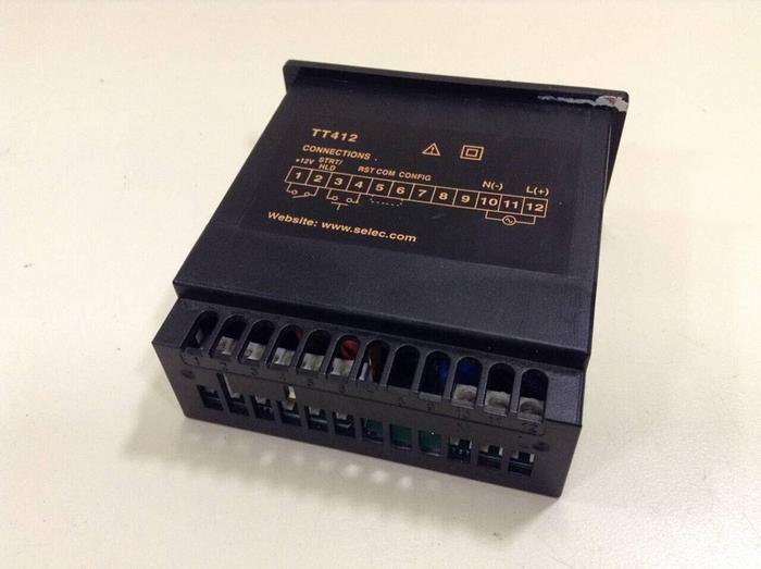 Used SELEC Totaliser Timer TT412 #86289