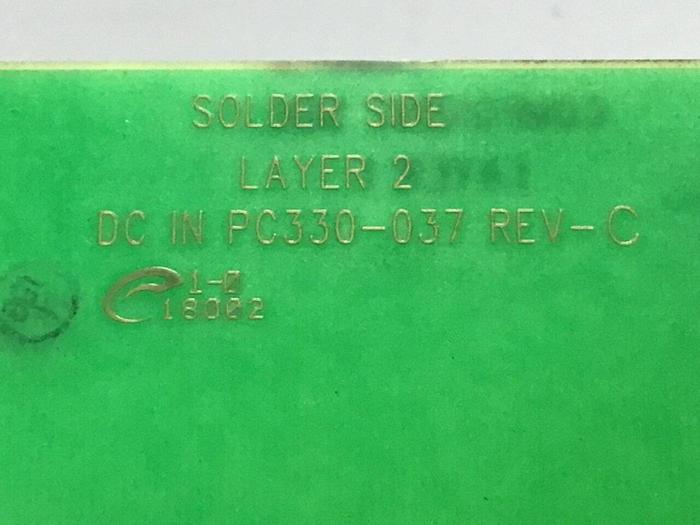 Used VAN DORN DC Input Board 330037 PC330-037 Used