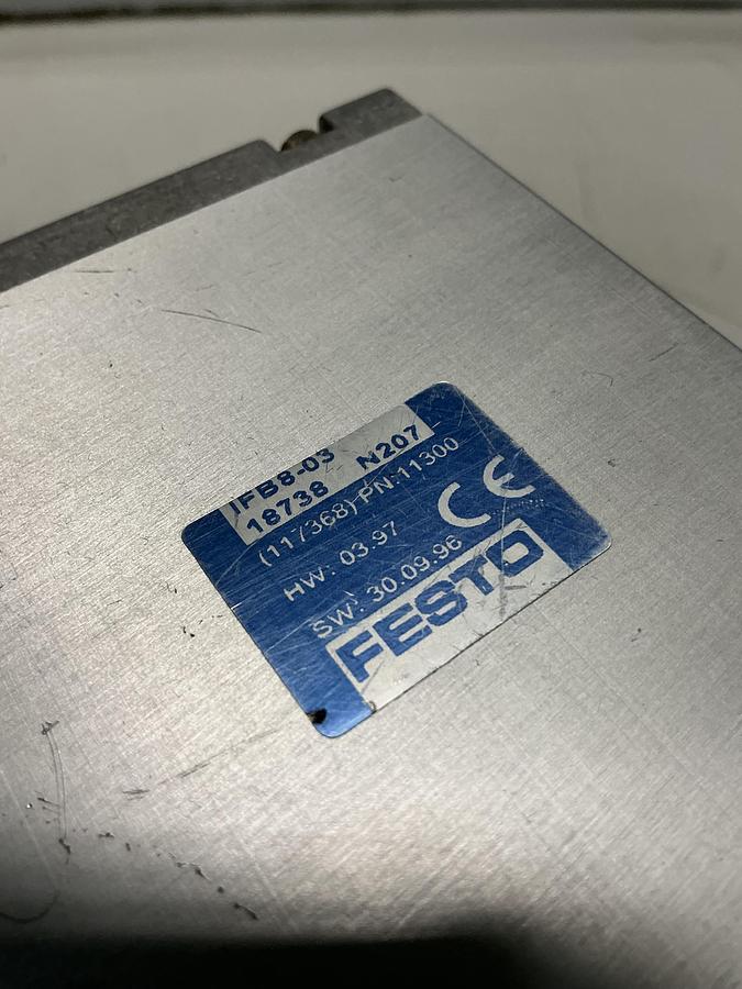 Used FESTO Control Block w/ Valves IFB8-03 #52681