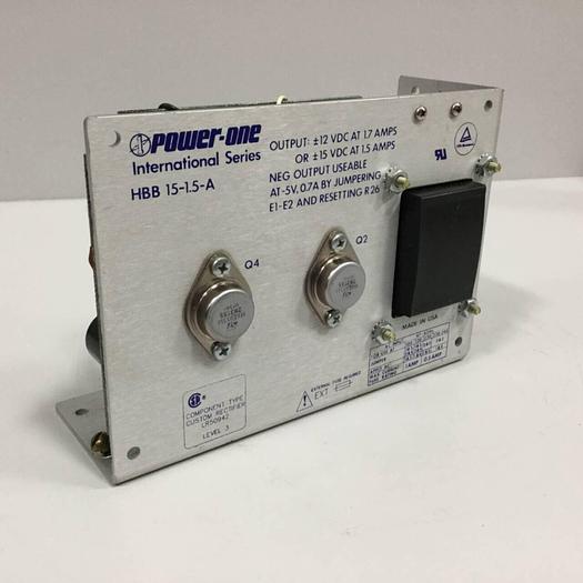 Used POWER-ONE Power Supply HBB15-1.5-A #91239