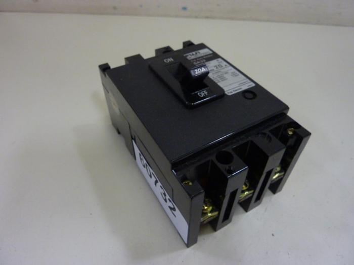 Used FUJI ELECTRIC 20 Amp Auto Circuit Breaker SA33-20 #61180