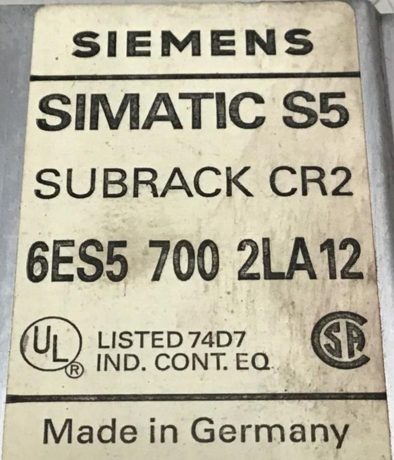 Used SIEMENS Rack Simatic S5 6ES5 700-2LA12 USED