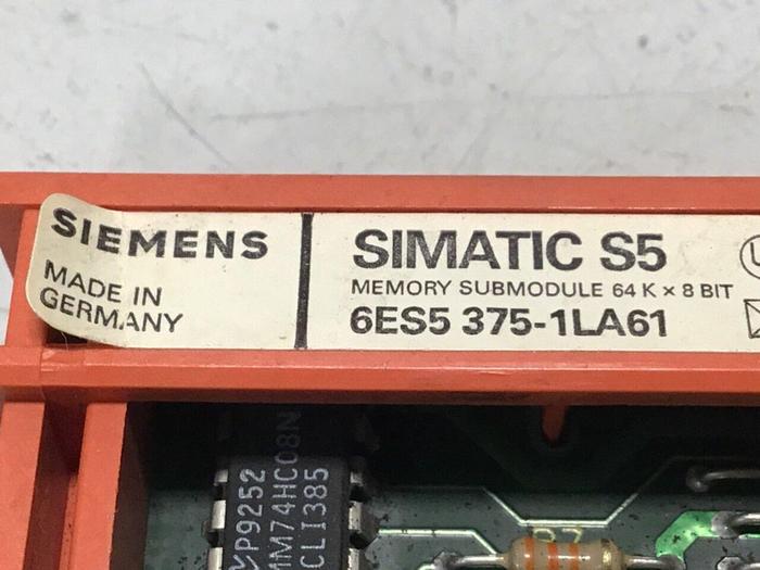 Used SIEMENS SIMATIC S5 Memory Submodule 6ES5 375-1LA61 #112250