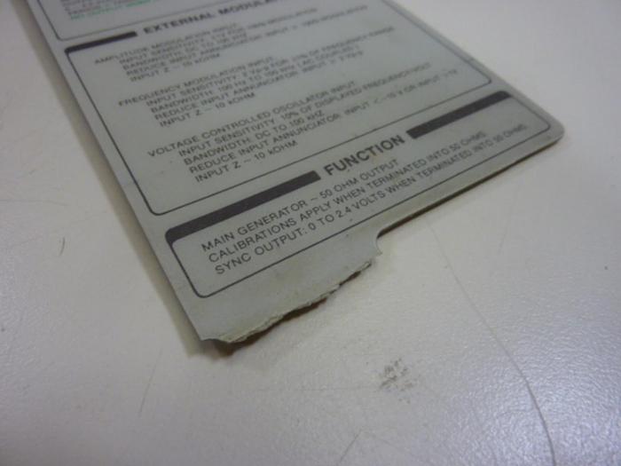 Used HEWLETT PACKARD Function Generator 3314A Used