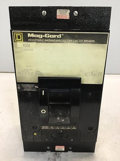 Used SQUARE D 400 Amp Circuit Breaker LAL3640035M Used