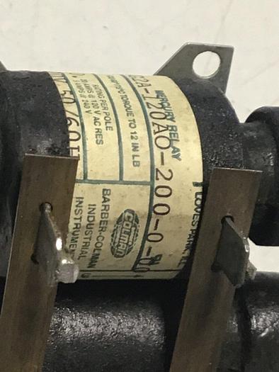 Used BARBER COLMAN Contactor Relay CG2A-120AO-200-0-00 #127404