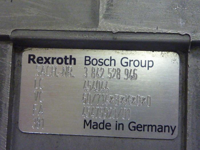 Used REXROTH Gear Reduction Motor 0.33/0.40 HP MDEMA2M071-12 USED