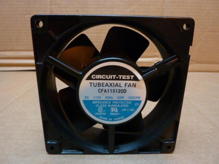 Used CIRCUIT TEST Tubeaxial Fan CFA115120D #25887