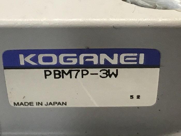 Used KOGANEI Manifold w/ Valves PBM7P-3W #121005