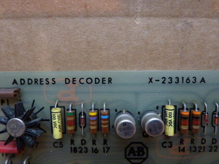 Used ALLEN BRADLEY Address Decoder Board X-233163A #27158